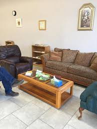 Interior view of The Coffee Pot warming room